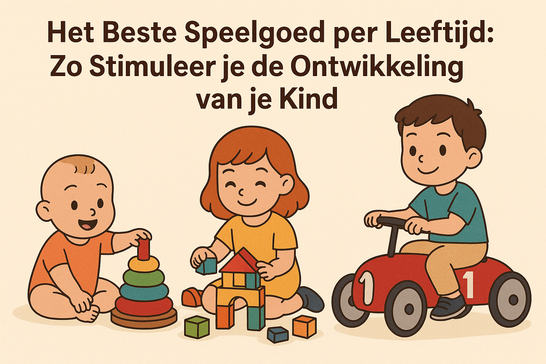 Het beste Speelgoed per Leeftijd