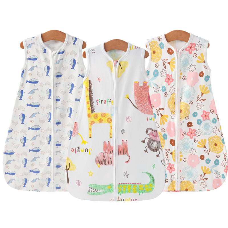 Nieuwgeboren Baby Zomer Slaapzak - Anti-Trappel Quilt - Mouwloos Vest