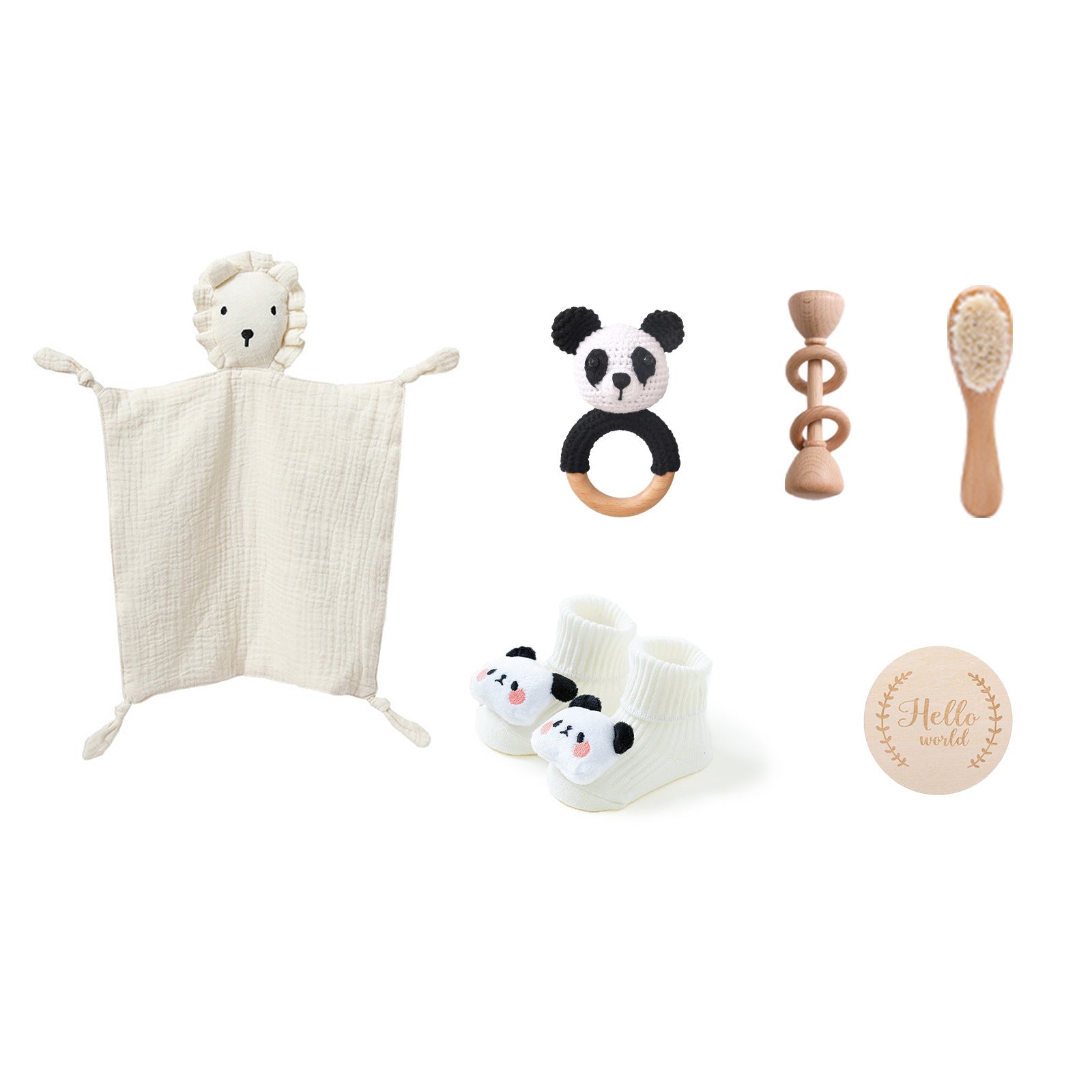 Baby Comfort Rammelaar Konijn Badhanddoek Cadeauset