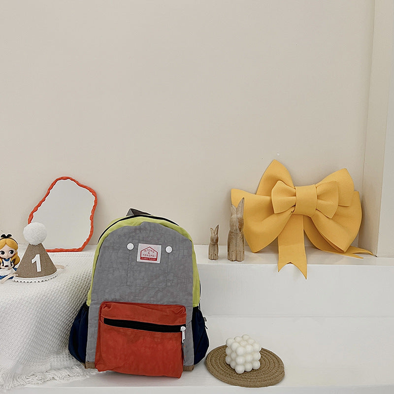 Kinder Rugzak met Rugondersteuning – Lichtgewicht Nylon & Canvas | Unisex, Ademend & Slijtvast