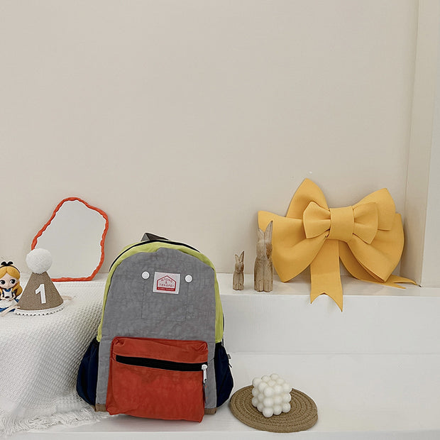Kinder Rugzak met Rugondersteuning – Lichtgewicht Nylon & Canvas | Unisex, Ademend & Slijtvast