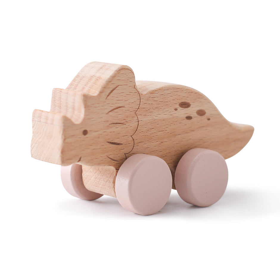 Houten Speelgoed Trolley – Educatief Loopwagentje voor Baby’s en Peuters