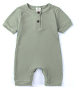 Baby Romper Katoen – Gestreept – Unisex Kruippakje – 0-12 Maanden