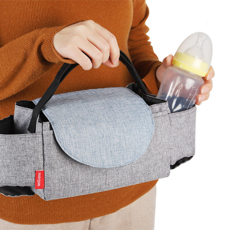Handige Opbergzak voor Kinderwagen of Boodschappenkar – Extra Ruimte Onderweg