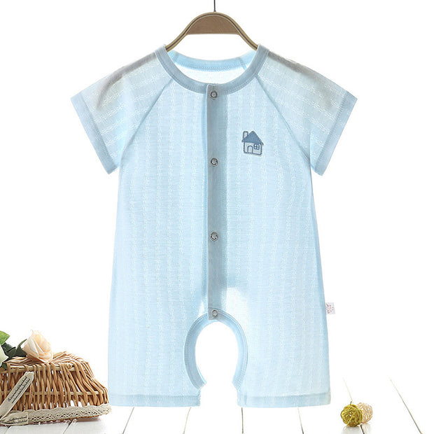 Baby Romper Zomer – Katoen – Korte Mouw – Unisex 0-24 Maanden