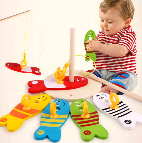 Creatief Educatief Houten Vis Speelgoed voor Kinderen – Vroege Ontwikkeling & Leren