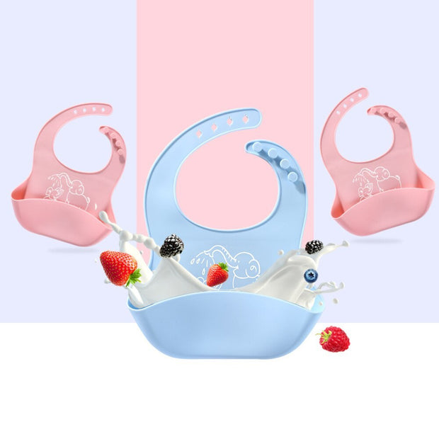 Babyvoeding Slabbetje met Siliconen Speekselzak – Handig en Hygiënisch voor Baby’s