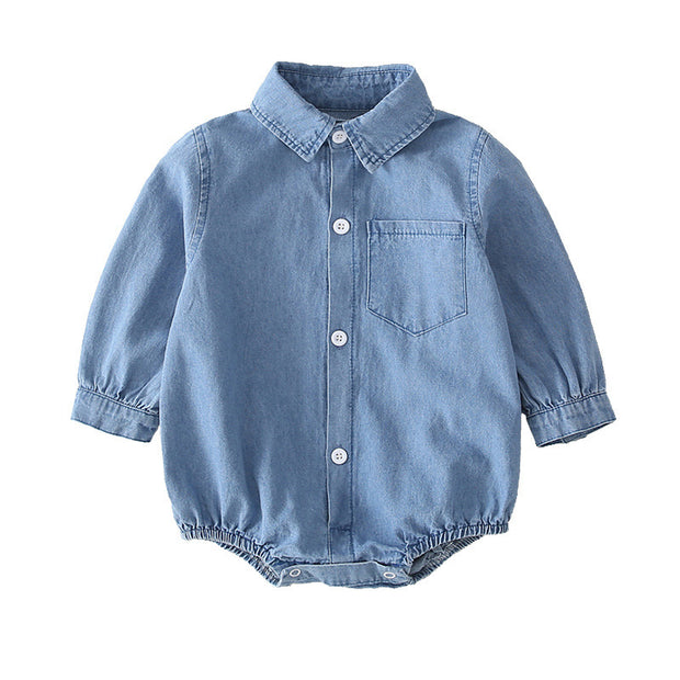 Baby Meisjes Jeans Romper | Comfortabel & Stijlvol