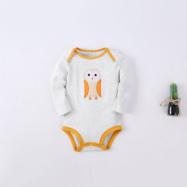 Baby Jumpsuit – Zachte Katoenen Romper met Lange Mouwen