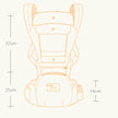 Multifunctionele Baby Heupdrager – Ergonomisch Heupzitje met Opbergvak en Verstelbare Tailleband