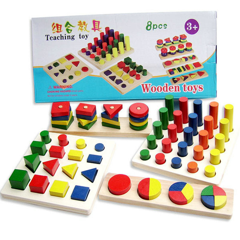 Houten Educatief Speelgoed voor Vroegschoolse Educatie – Montessori Speelgoed voor Kleuters