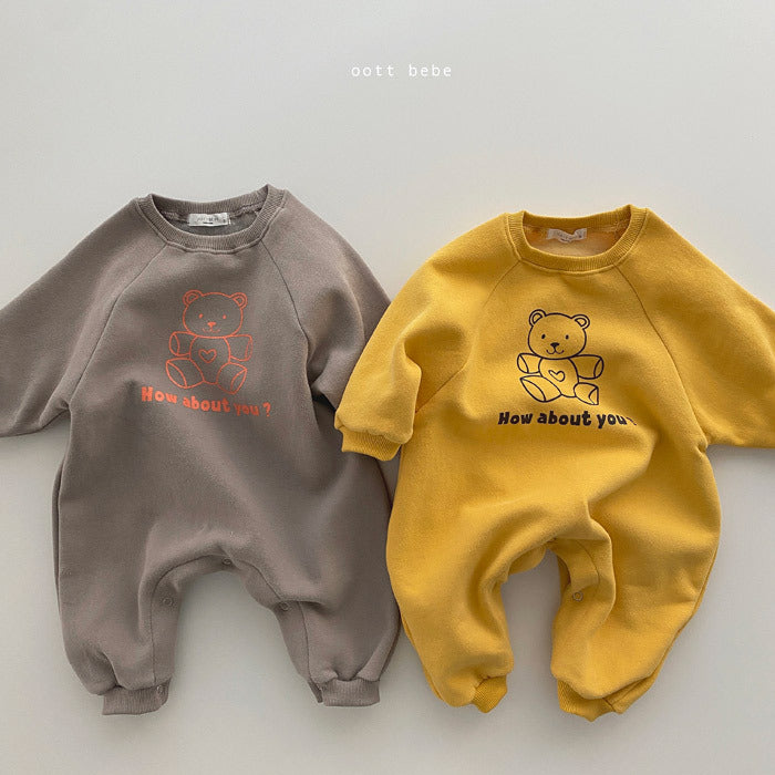 Baby Jumpsuit Lange Mouw – Katoen – Unisex voor Lente & Herfst