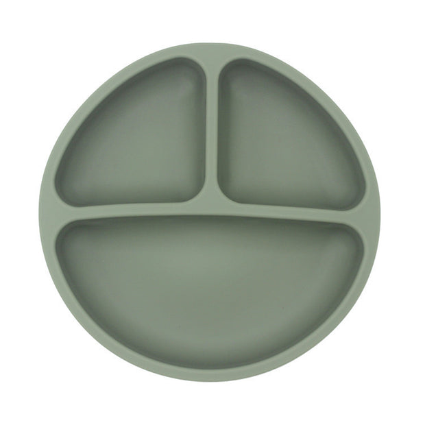 Siliconen Kinderbord met Vakken – Antislip Bord voor Baby en Peuter – BPA-vrij – Vanaf 6 Maanden