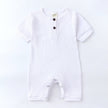 Baby Romper Katoen – Gestreept – Unisex Kruippakje – 0-12 Maanden