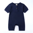 Baby Romper Katoen – Gestreept – Unisex Kruippakje – 0-12 Maanden