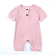 Baby Romper Katoen – Gestreept – Unisex Kruippakje – 0-12 Maanden