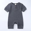 Baby Romper Katoen – Gestreept – Unisex Kruippakje – 0-12 Maanden