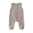 Baby Romper – Zomerse Mouwloze Jumpsuit voor Meisjes en Jongens