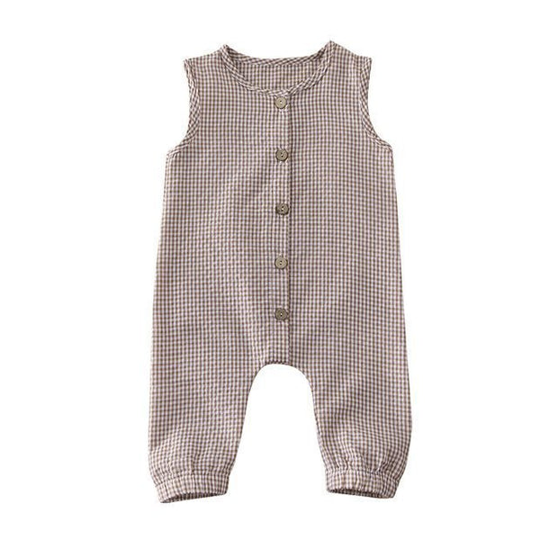 Baby Romper – Zomerse Mouwloze Jumpsuit voor Meisjes en Jongens