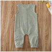 Baby Romper – Zomerse Mouwloze Jumpsuit voor Meisjes en Jongens