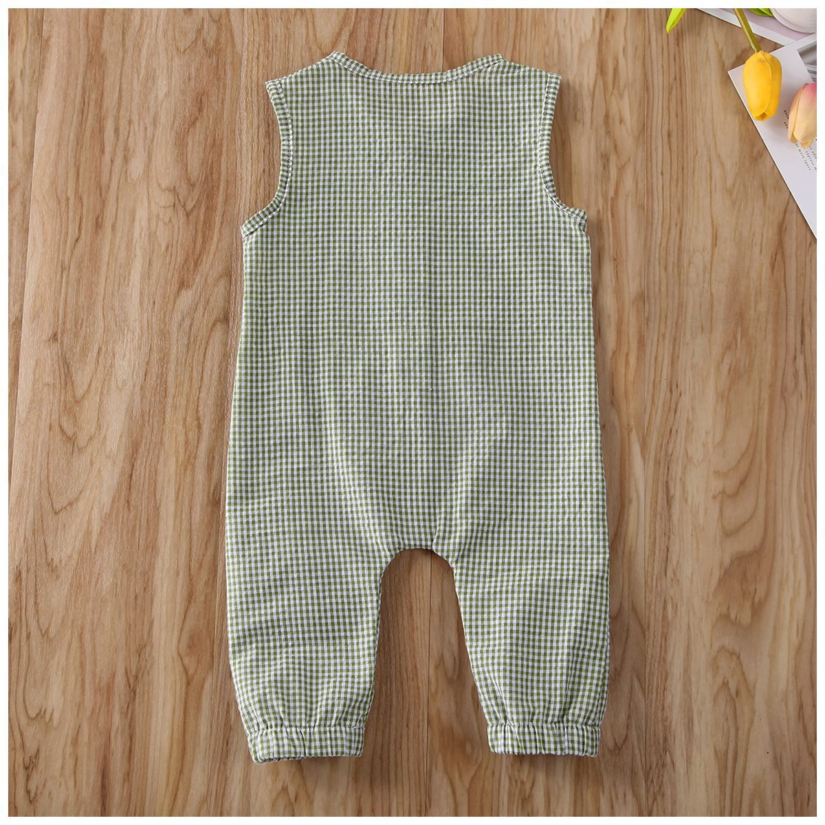 Baby Romper – Zomerse Mouwloze Jumpsuit voor Meisjes en Jongens