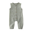 Baby Romper – Zomerse Mouwloze Jumpsuit voor Meisjes en Jongens