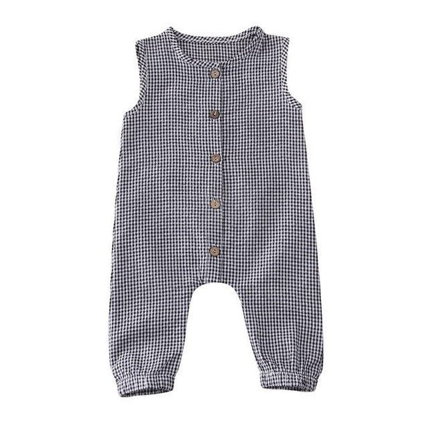 Baby Romper – Zomerse Mouwloze Jumpsuit voor Meisjes en Jongens