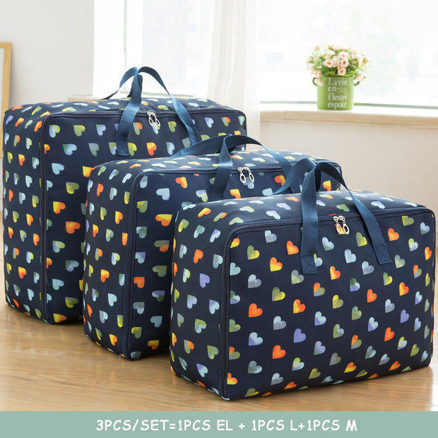 Waterdichte Draagbare Opbergzak voor Kleding – Opvouwbare Organiser voor Dekbedden, Kussens & Dekens