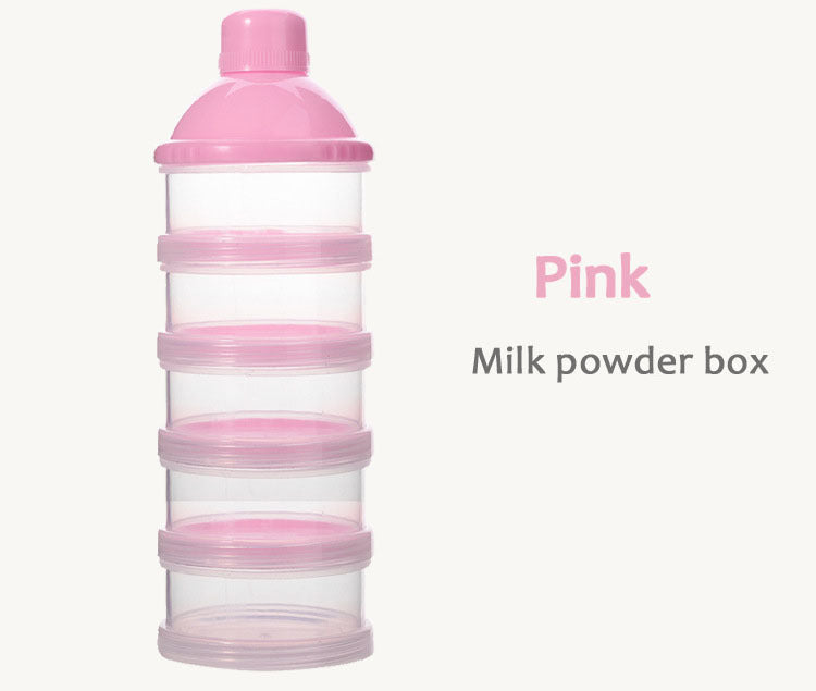 Vijflaagse Afneembare Melkpoederdoos – Handig voor Baby’s en Peuters