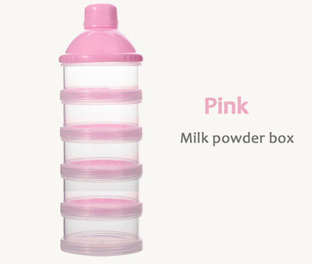 Vijflaagse Afneembare Melkpoederdoos – Handig voor Baby’s en Peuters