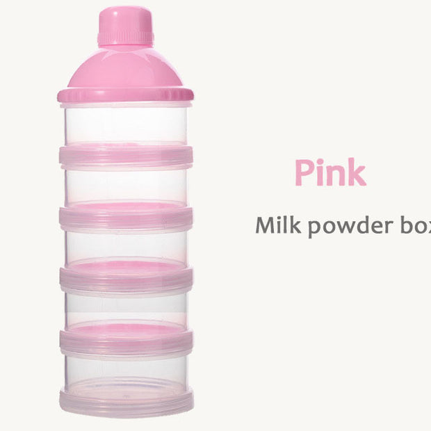 Vijflaagse Afneembare Melkpoederdoos – Handig voor Baby’s en Peuters