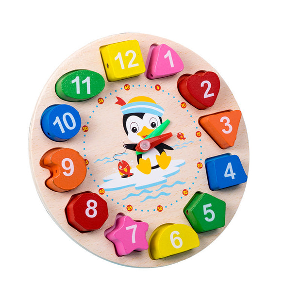 Montessori Houten Rammelaar en Regenboog Blokken – Educatief Muzikaal Speelgoed voor Baby’s