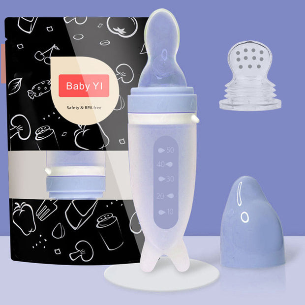 Pasgeboren Dolphin Siliconen Multifunctionele Fles – Baby Voedingsfles