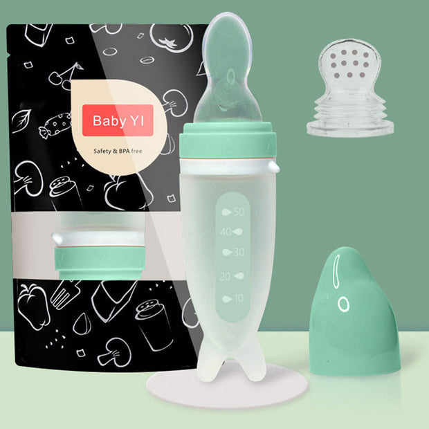 Pasgeboren Dolphin Siliconen Multifunctionele Fles – Baby Voedingsfles