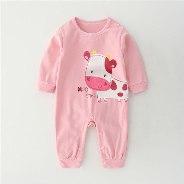 Baby Jumpsuit – Lente & Herfst Katoenen Romper met Lange Mouwen