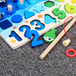 Houten Educatief Puzzel Speelgoed – Vroege Ontwikkeling en Cijferherkenning voor Peuters