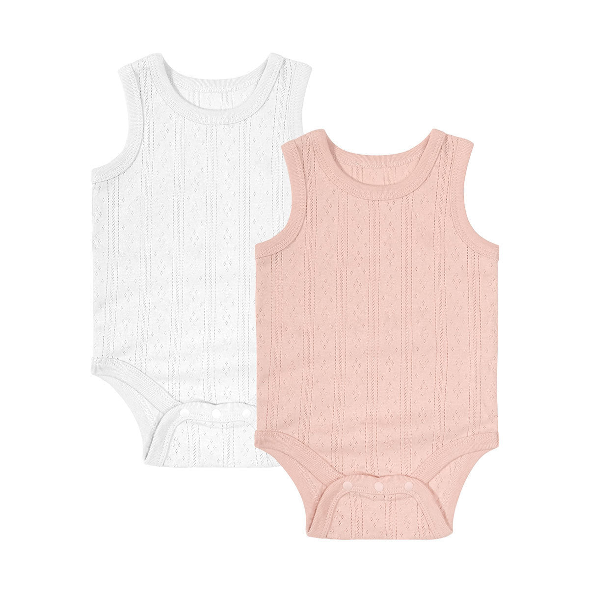 Baby Romper Mouwloos – Katoen – Unisex Zomer Vest voor Pasgeborenen