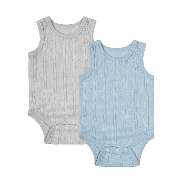 Baby Romper Mouwloos – Katoen – Unisex Zomer Vest voor Pasgeborenen