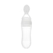 Veilige Baby Voedingsfles met Siliconen Knijplepel – 2-in-1 Squeeze Lepel & Fles – Voor Babytraining en Bijvoeding