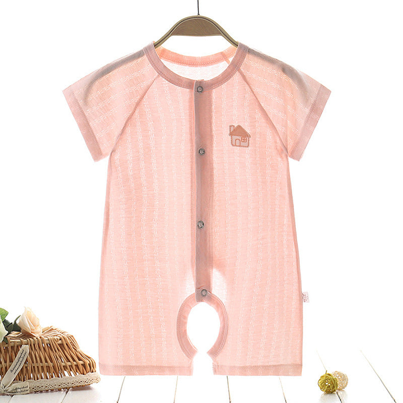 Baby Romper Zomer – Katoen – Korte Mouw – Unisex 0-24 Maanden
