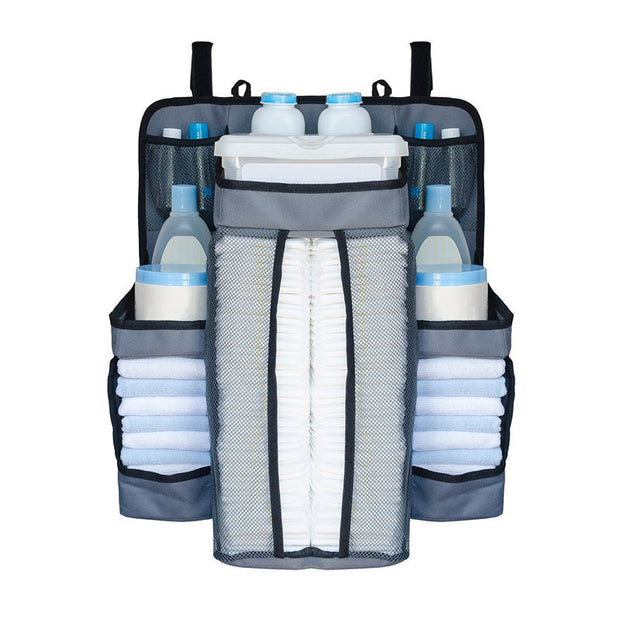 Baby Luier Organizer voor Ledikant – Praktische Opberger voor Babybenodigdheden