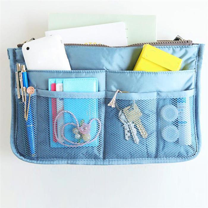Reis Organizer Tas – Dubbele Rits, Compact & Duurzaam