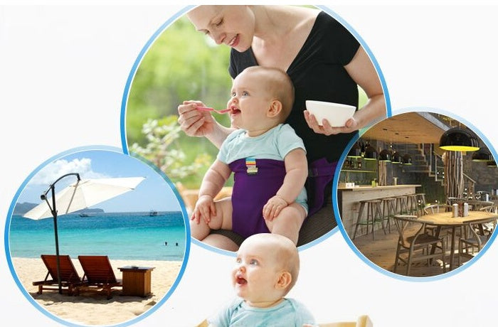 Verhoogstoeltje voor Baby’s – Veilig & Draagbaar Kinderstoeltje voor Tafel of Eettafel