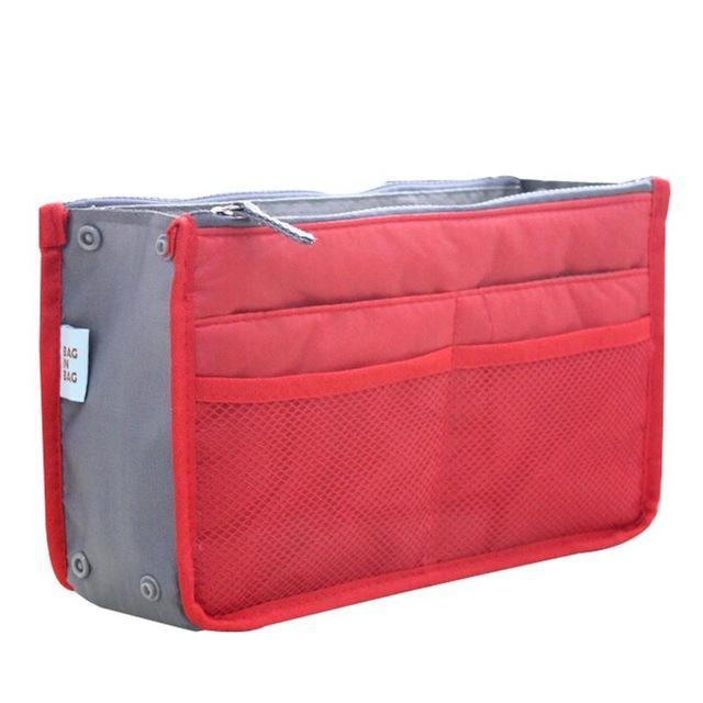 Reis Organizer Tas – Dubbele Rits, Compact & Duurzaam