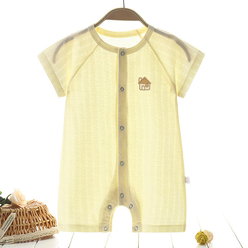 Baby Romper Zomer – Katoen – Korte Mouw – Unisex 0-24 Maanden
