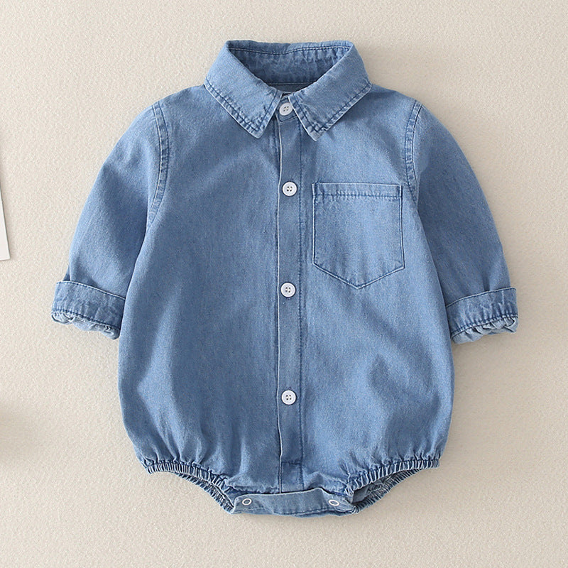 Baby Meisjes Jeans Romper | Comfortabel & Stijlvol