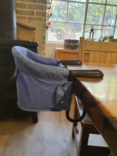 Draagbare Kinderstoelhoes met Veiligheidsgordel – Baby Eetstoel Accessoire voor Thuis en Onderweg