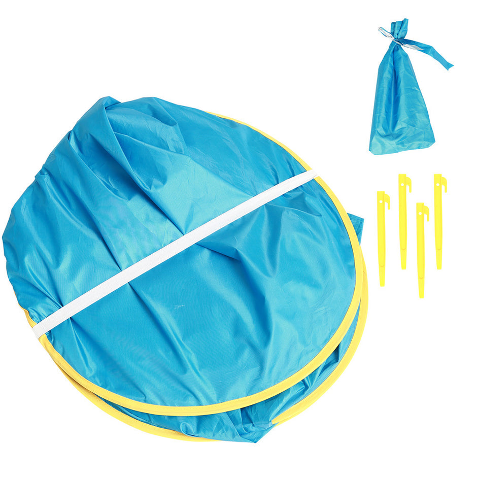 Opvouwbare Baby Strandtent met Mini Zwembad – UV50+ Bescherming – Voor 1-2 Kinderen – Inclusief Draagtas & Haringen