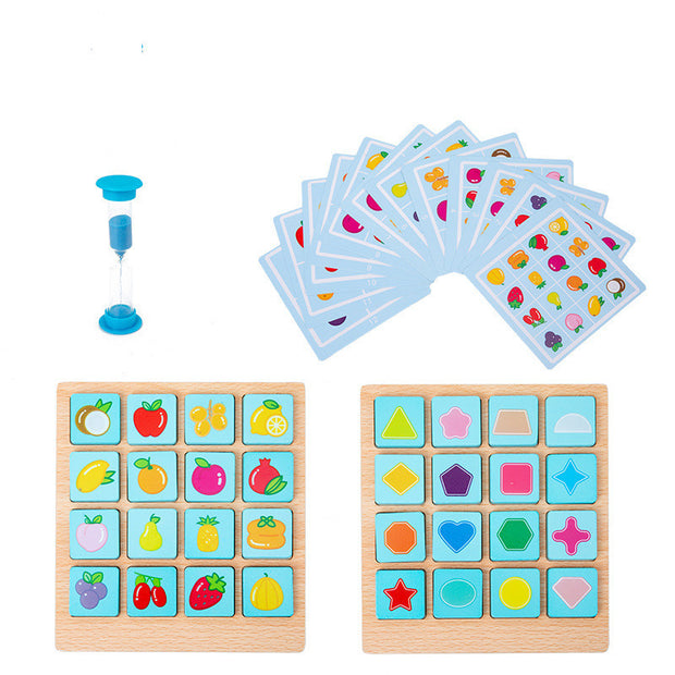 Game Baby Brainpower – Houten Educatief Geheugenspel voor Baby’s & Peuters