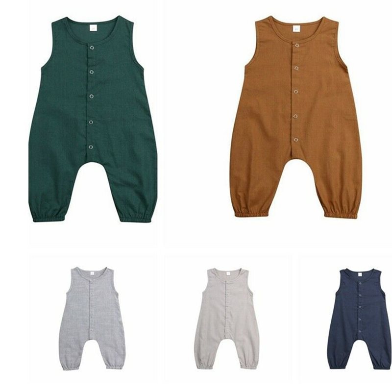 Baby Romper Zomer – Korte Mouw – Unisex 0-24 Maanden – Sportief Design